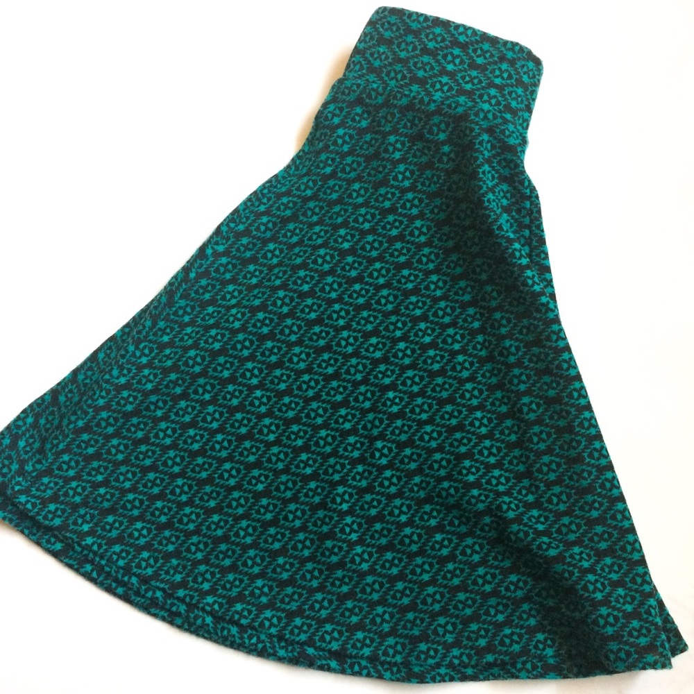 LA Hearts Tribal Print Skater Skirt